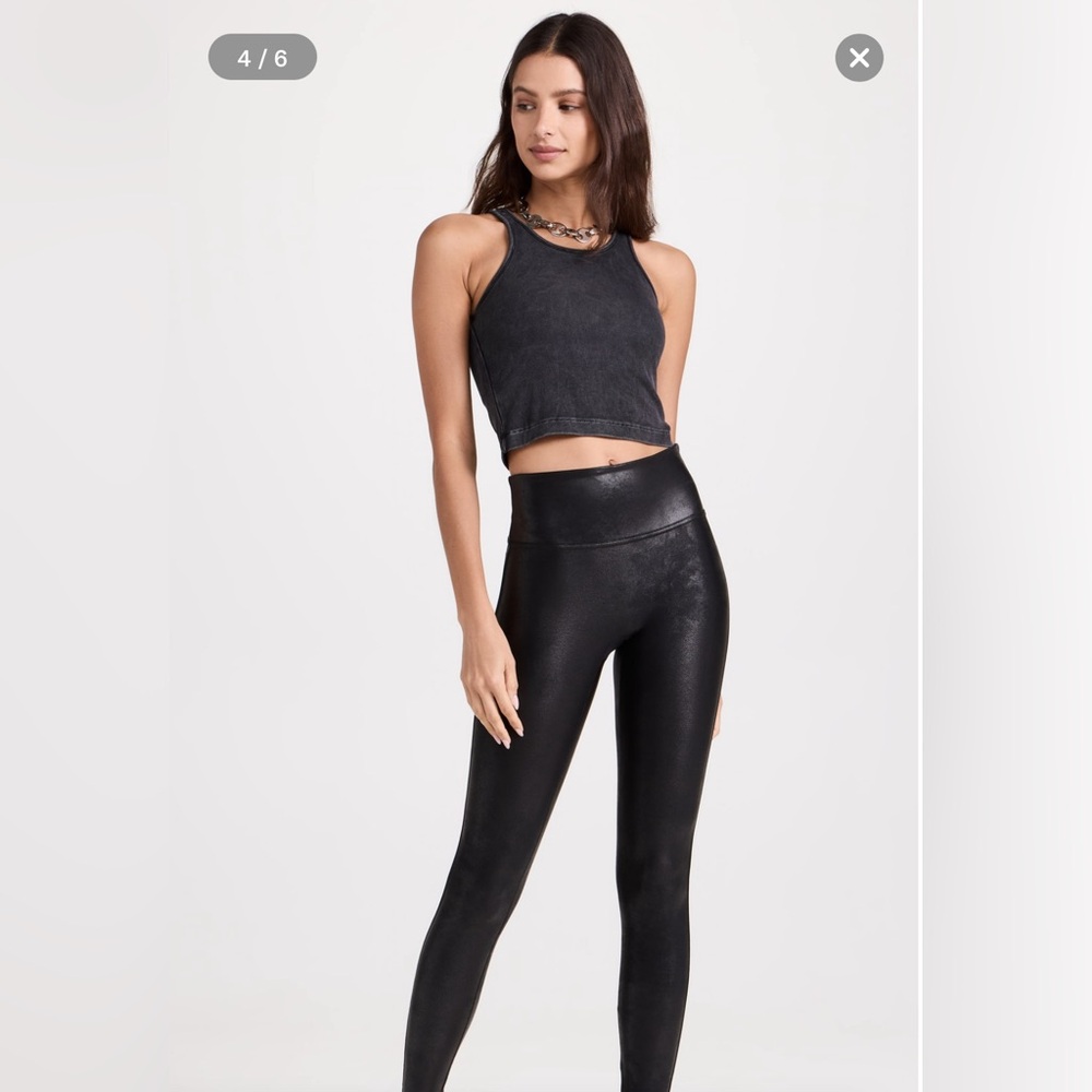 Spanx Faux Leather Leggings (Sz. L)